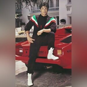 Rocky Men's Black Crewneck Sweatshirt